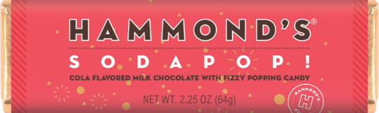 Sodapop! Milk Chocolate Candy Bar 2.25oz