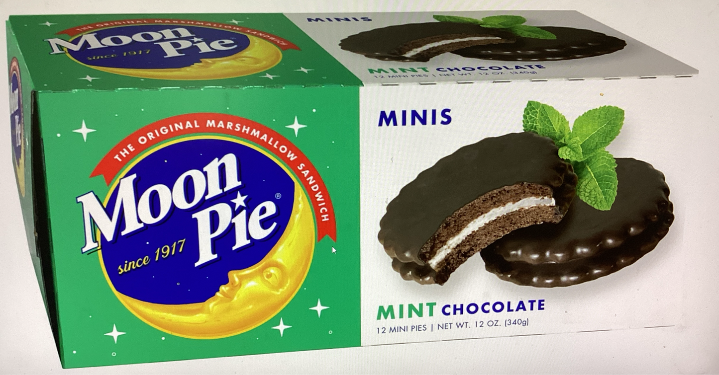Mint Chocolate Mini Moon Pies 700