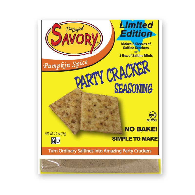 Savory Party Cracker Seasoning - Pumpkin Spice (25 count)
