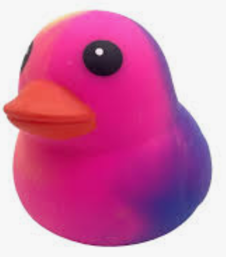 JUMBO TIE DYE DUCK SQUISHY