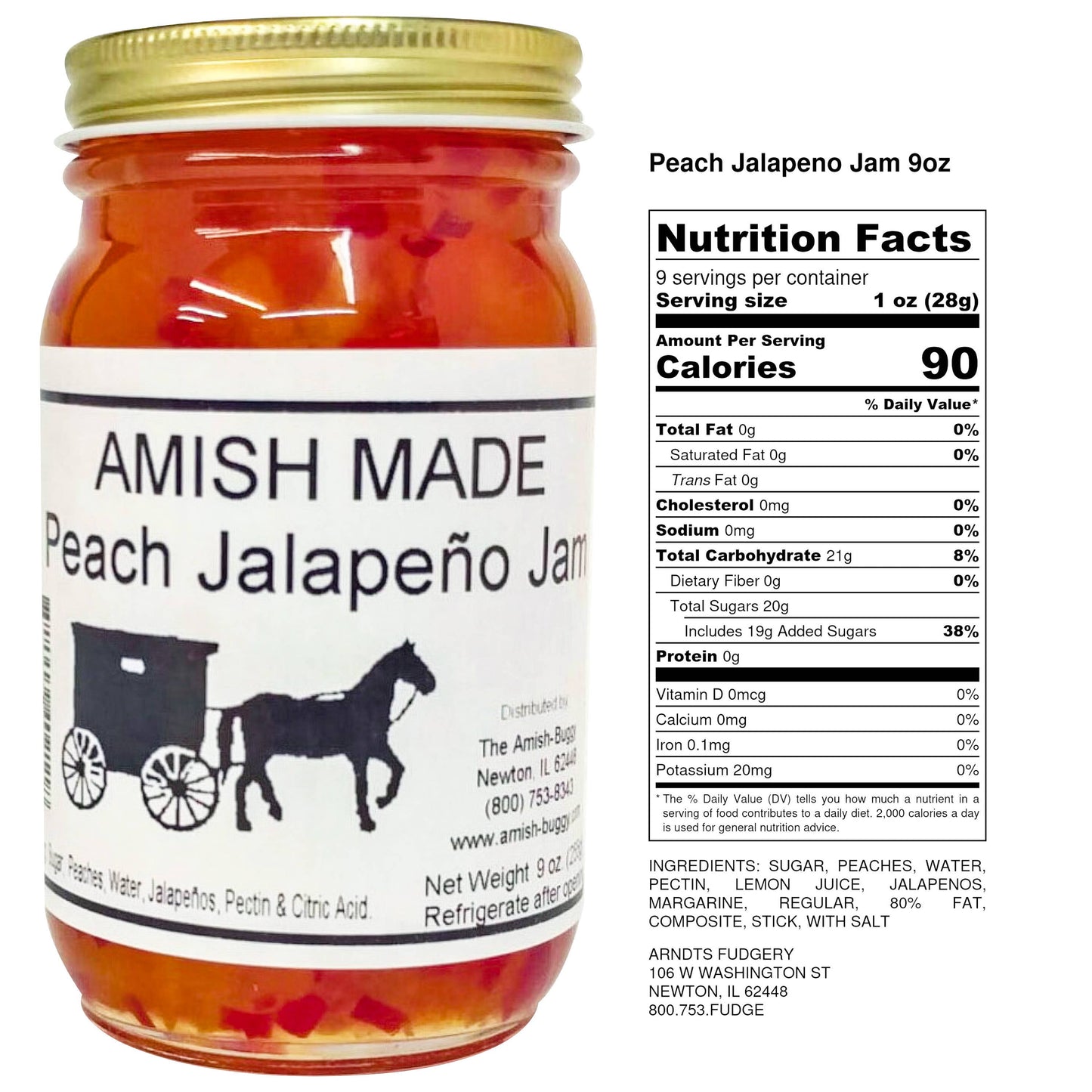 Amish made Jam and Jellies - 8 oz.