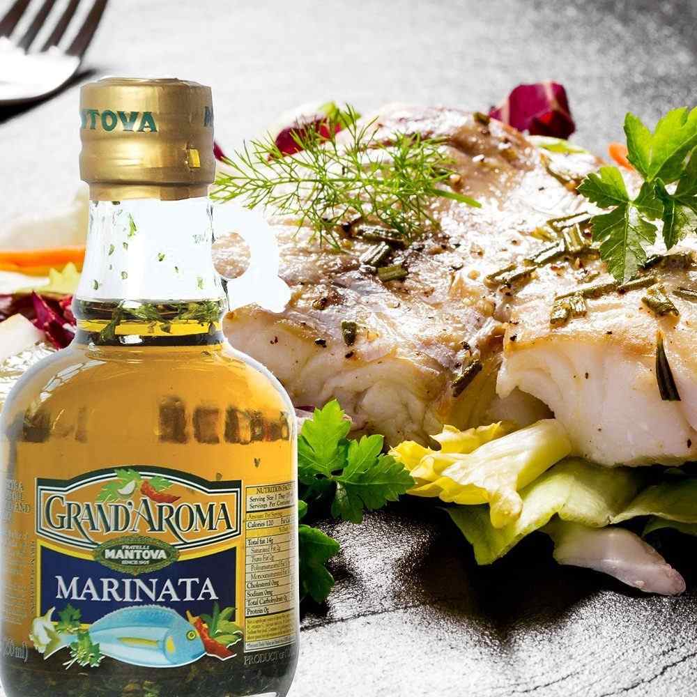 Mantova Grand'Aroma Marinata Extra Virgin Oil, 8.5 oz.