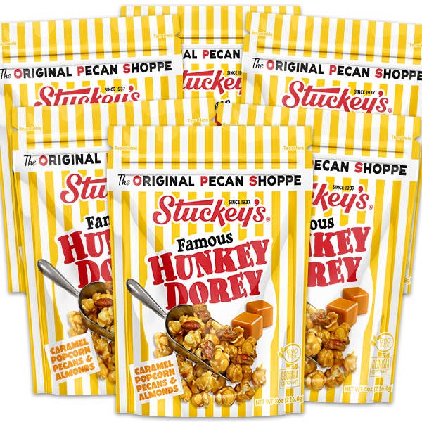 Hunkey Dorey Popcorn with Pecans & Almonds. 700