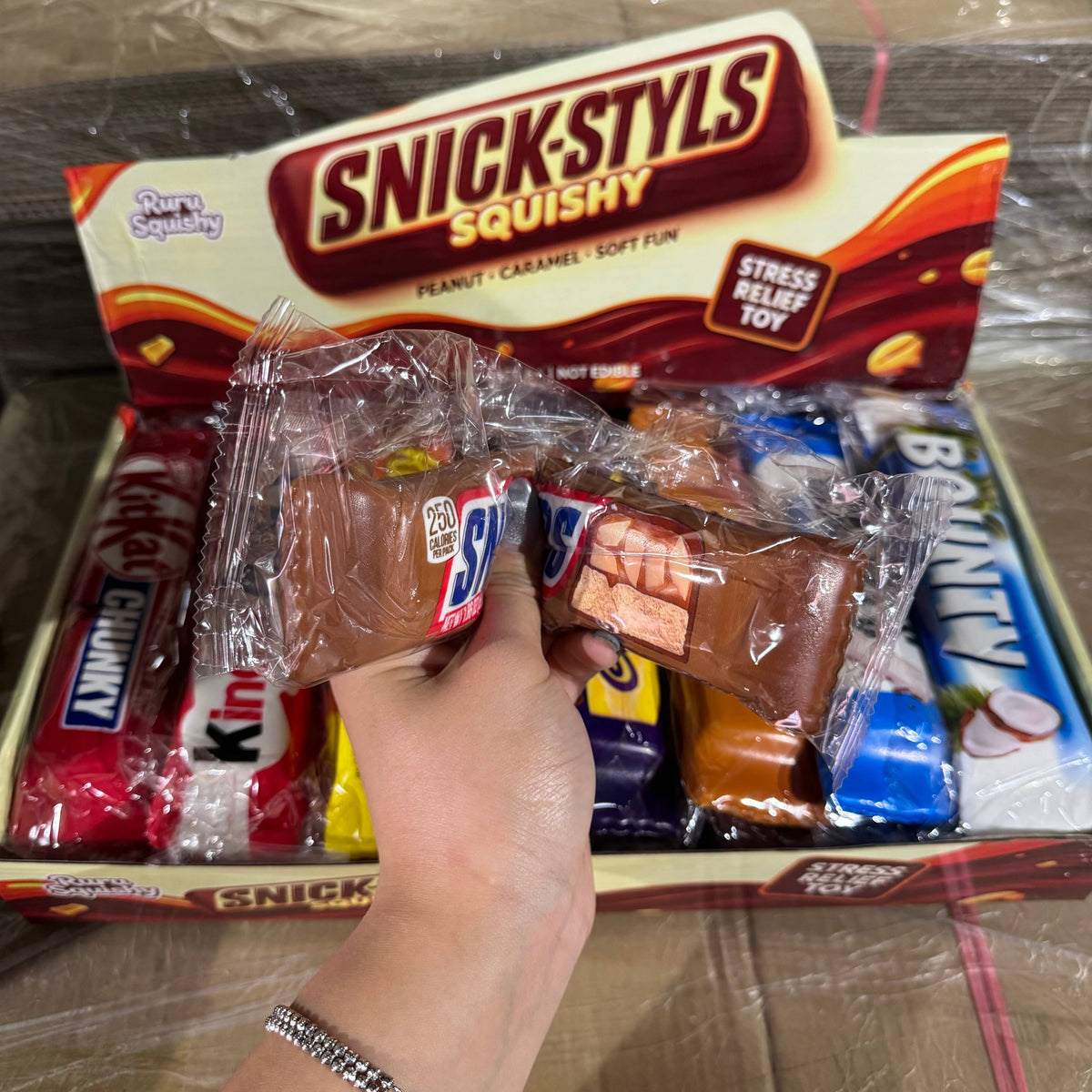 Squishy Foam Assorted Chocolate Bar Toy