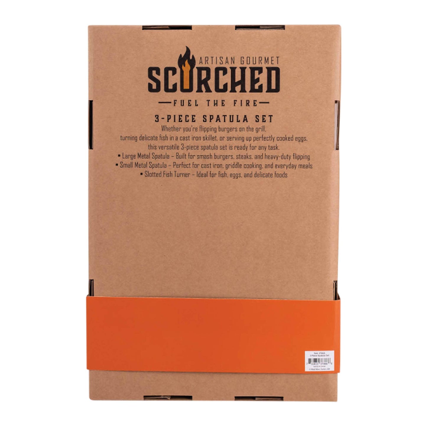 Scorched 3-Piece Spatula Set | BBQ Grilling Gift Set 700