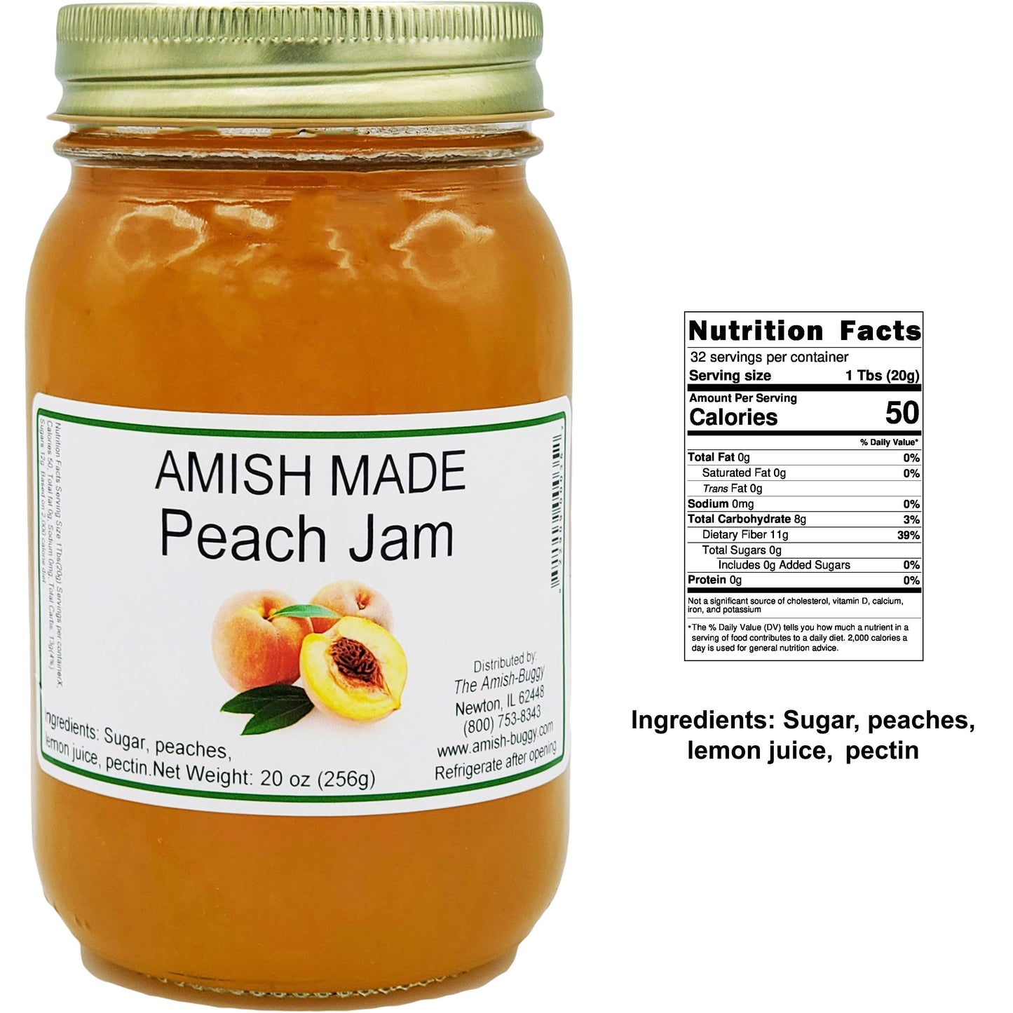 Amish Made 16 oz. Jam & Jelly