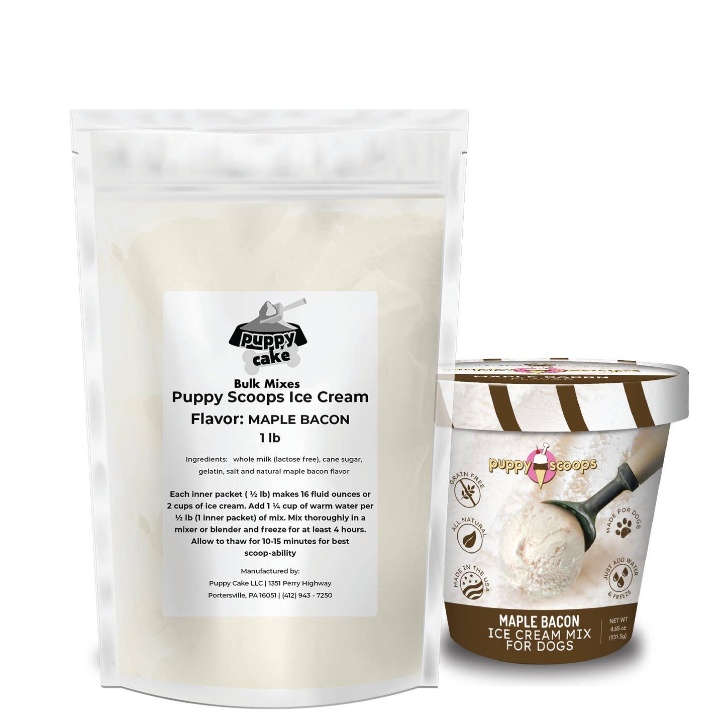 Bulk Puppy Scoops Ice Cream Mix - 1 lb. Bag