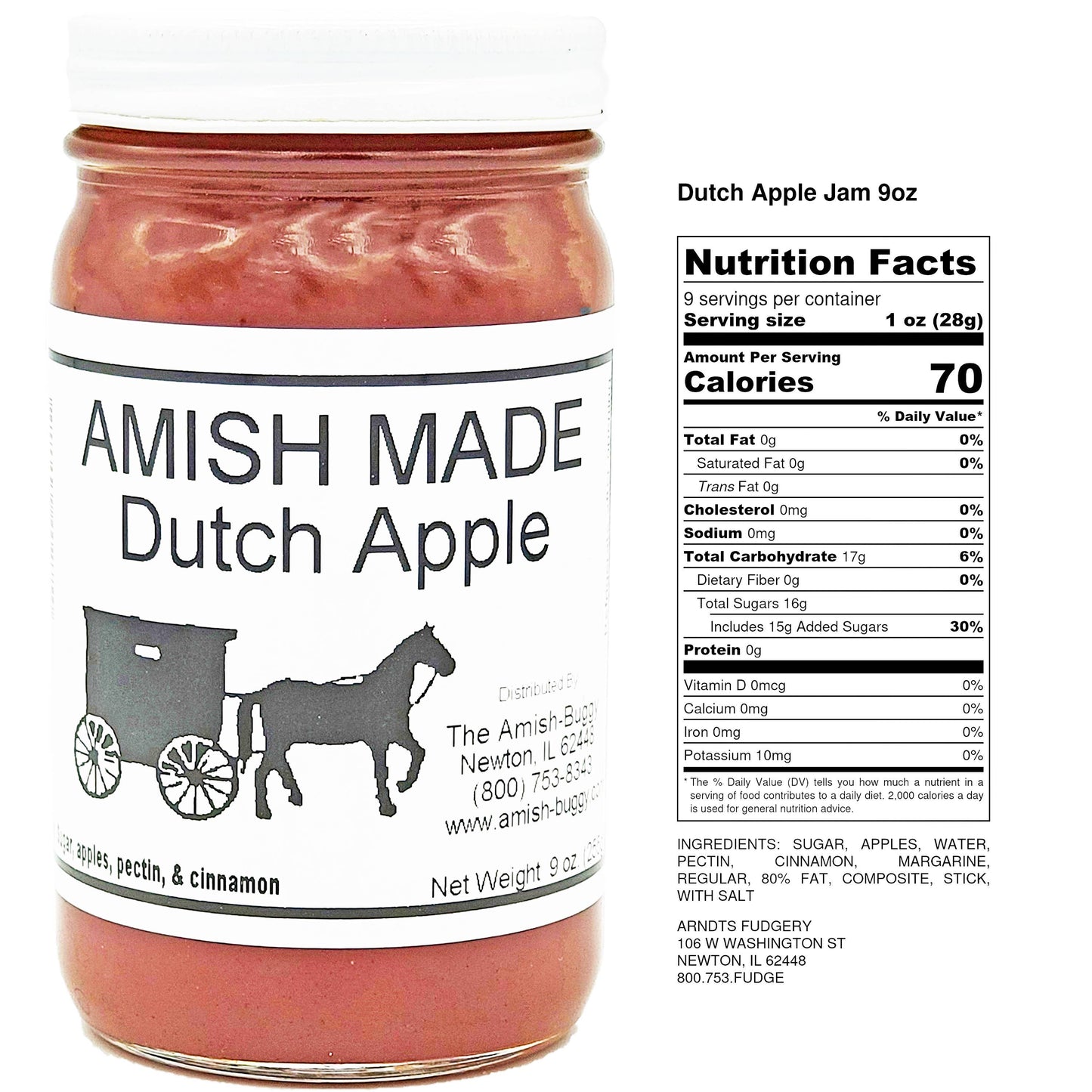 Amish made Jam and Jellies - 8 oz.