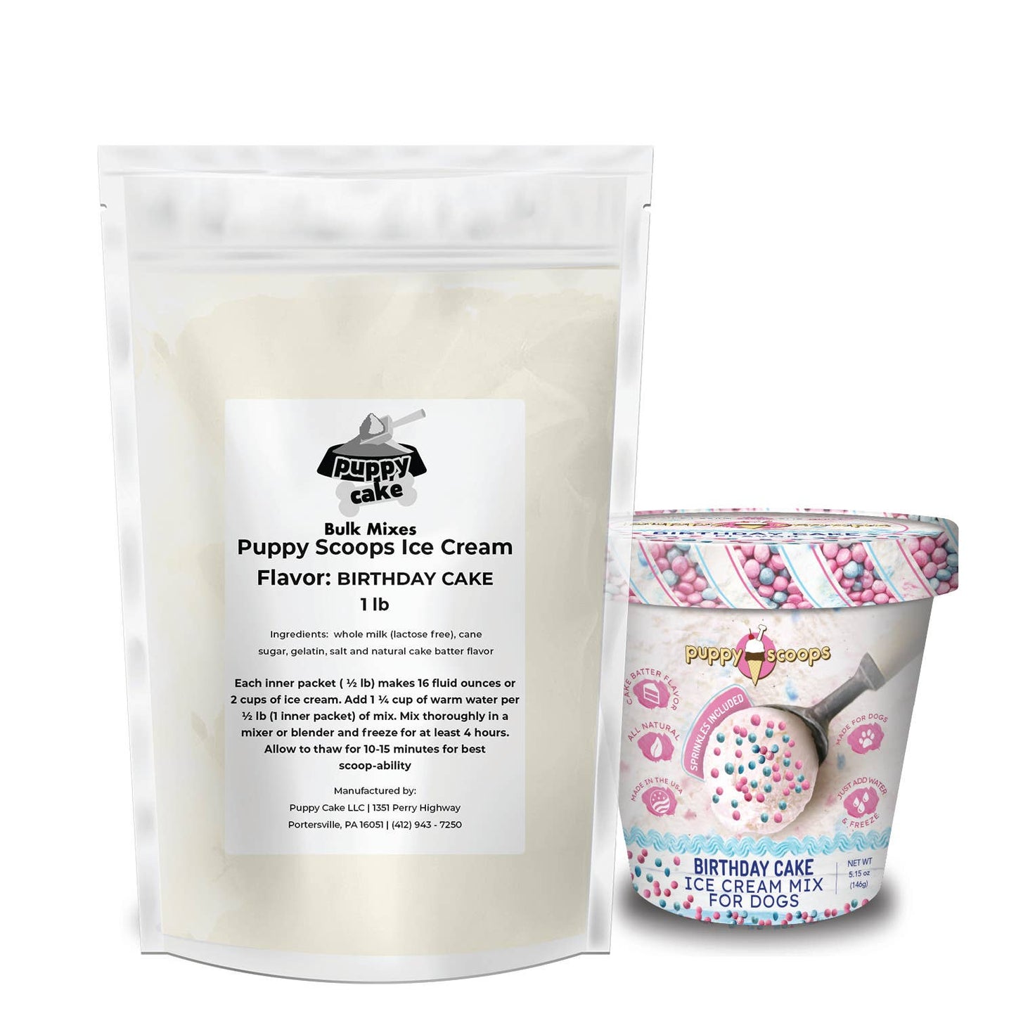 Bulk Puppy Scoops Ice Cream Mix - 1 lb. Bag