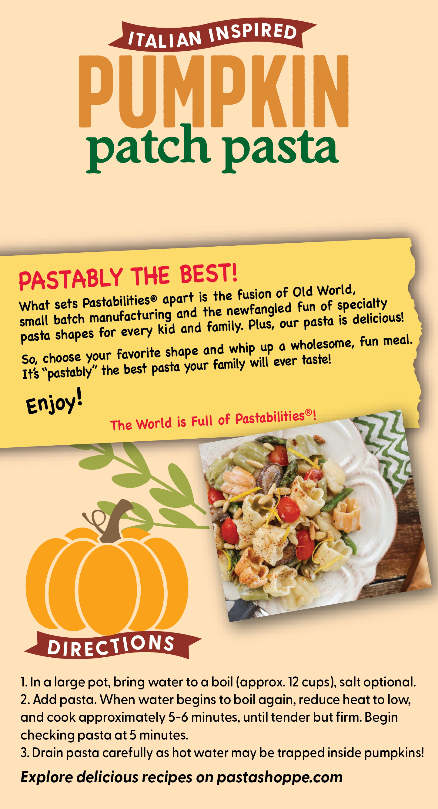 Pumpkin Patch Pasta 700