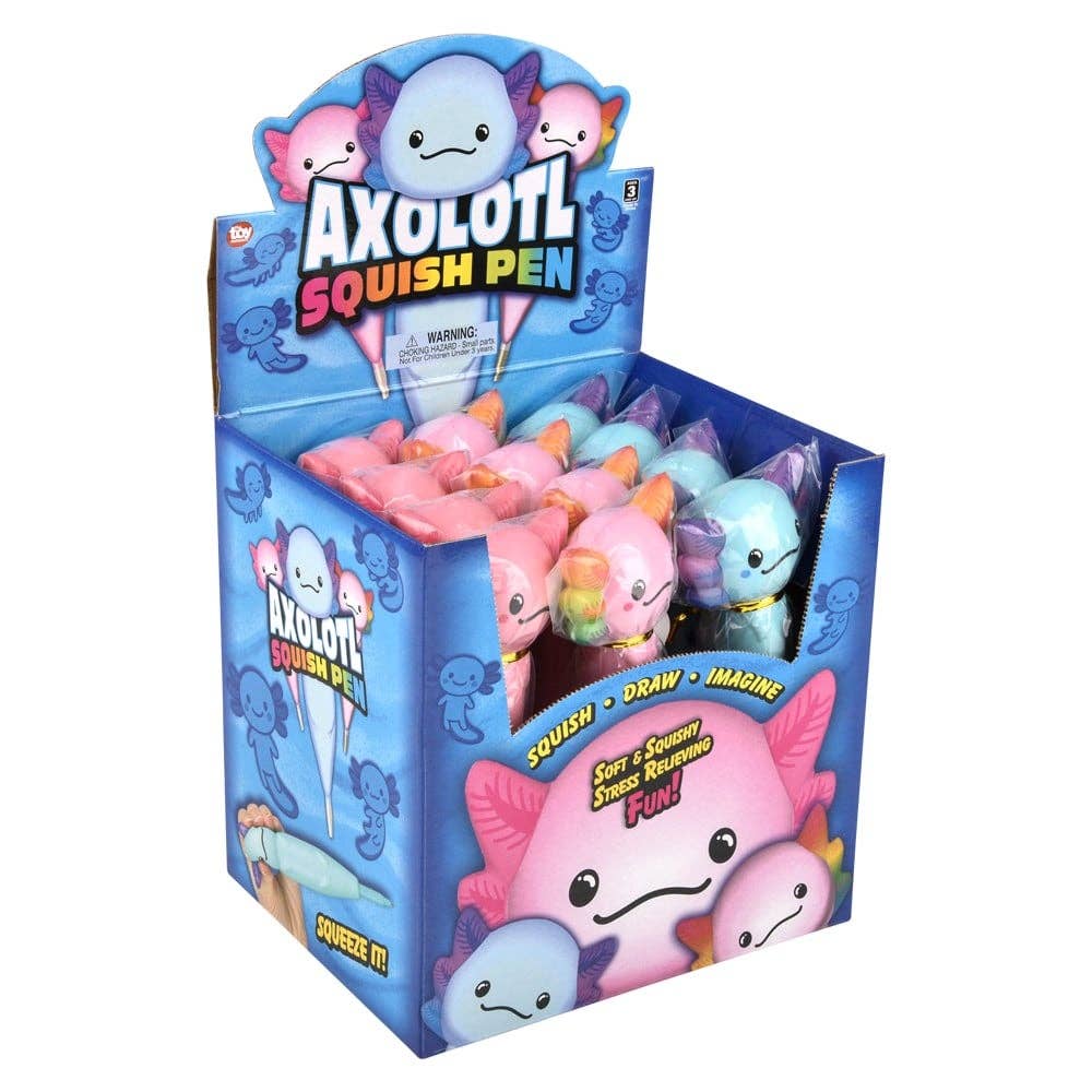 8.25" Squish Axolotl Pen 735