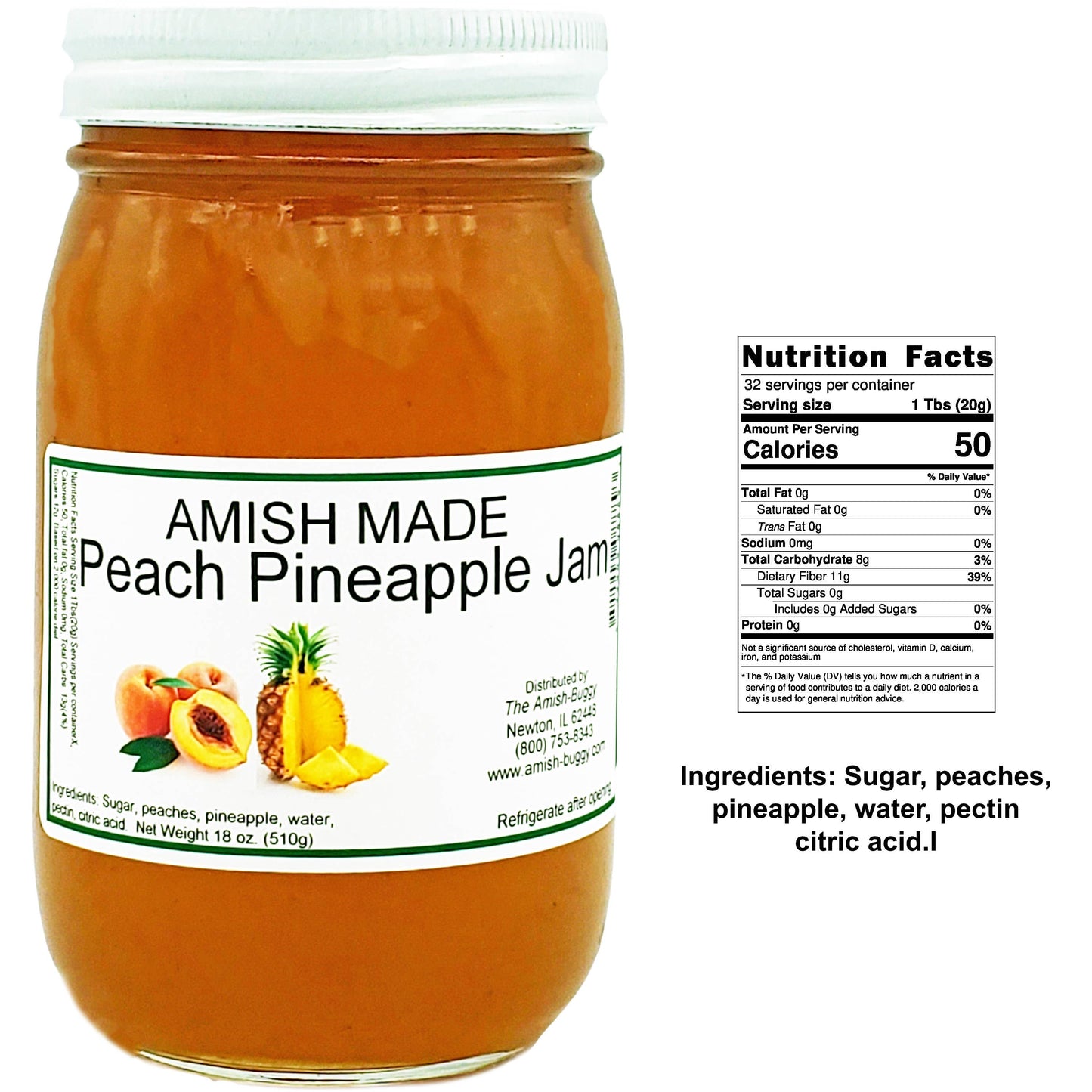 Amish Made 16 oz. Jam & Jelly