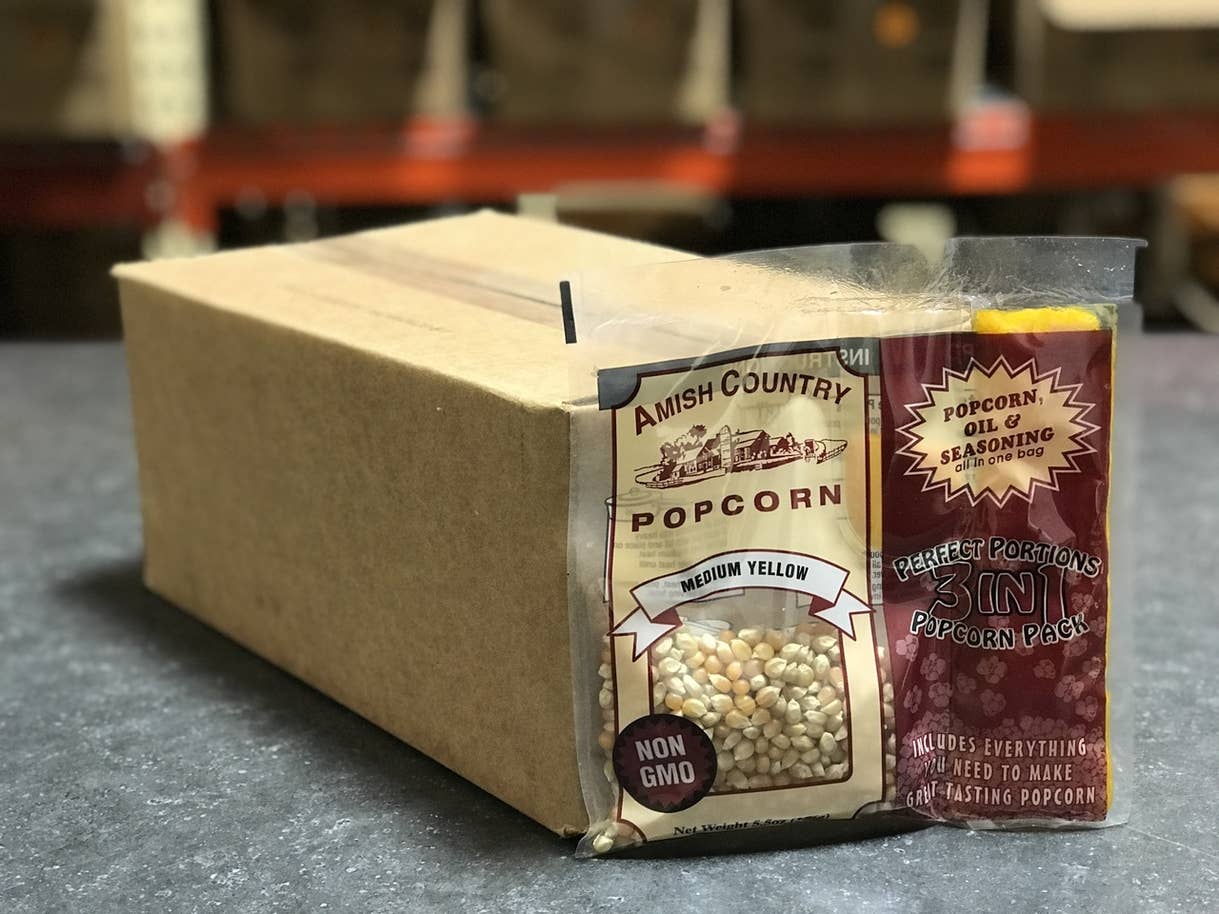 5.5oz Tri-Pack of Yellow Popcorn