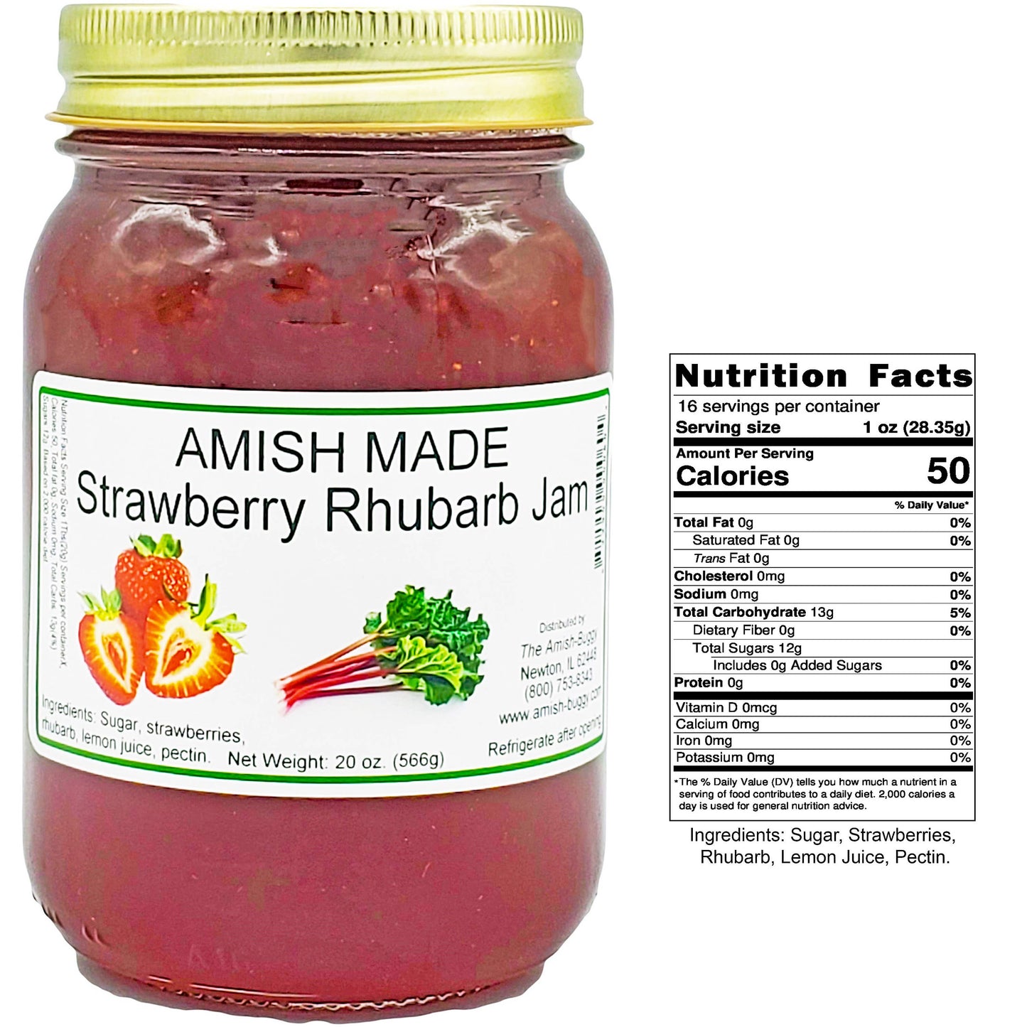 Amish Made 16 oz. Jam & Jelly