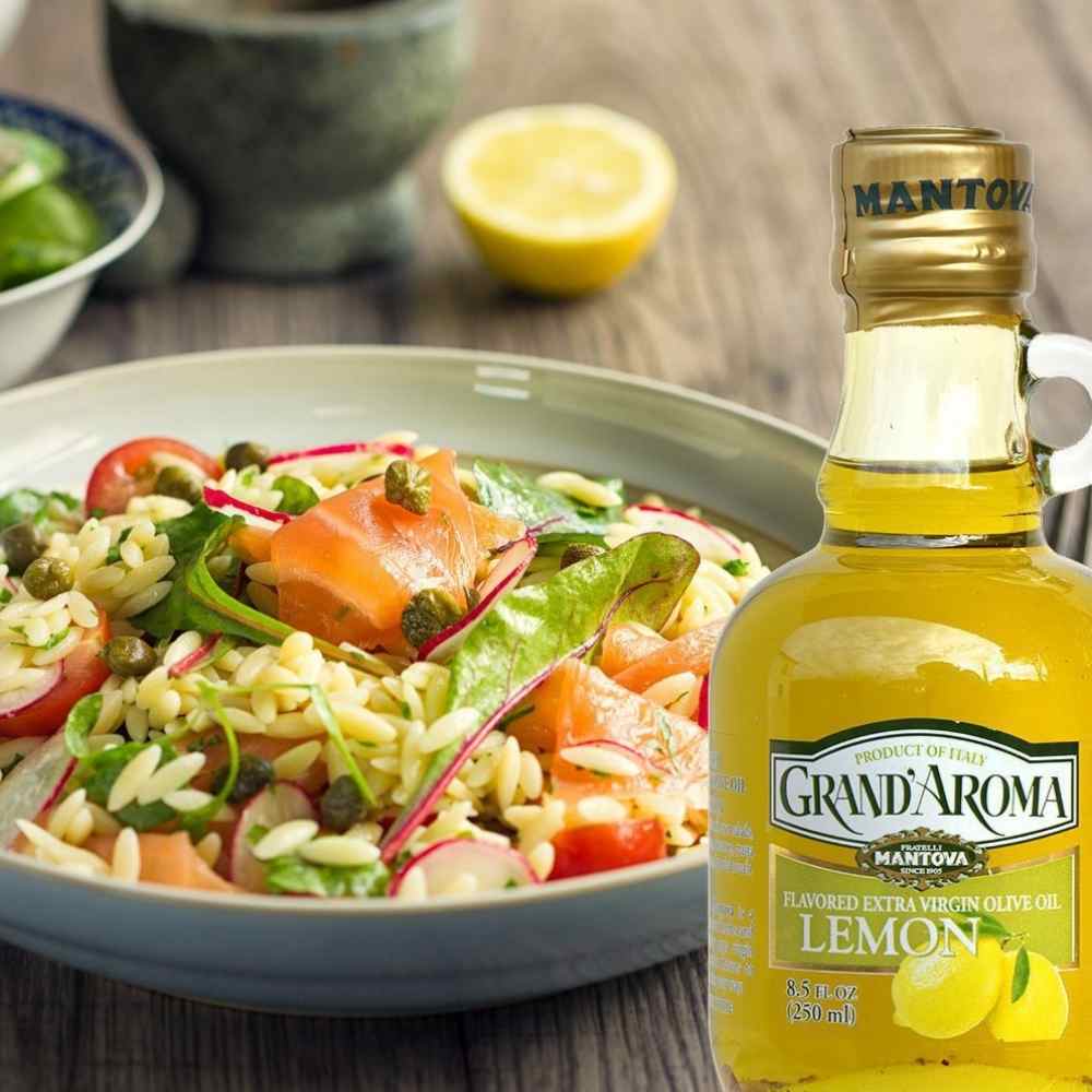 Mantova Grand’Aroma Lemon Extra Virgin Olive Oil, 8.5 oz.
