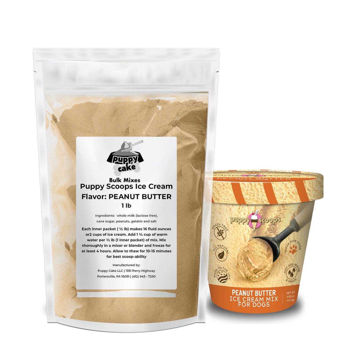 Bulk Puppy Scoops Ice Cream Mix - 1 lb. Bag