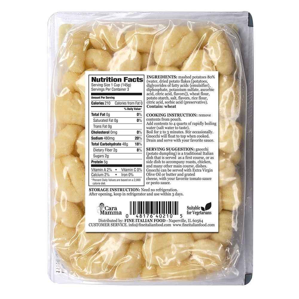 Mantova Cara Mamma Potato Gnocchi, 1 lb.