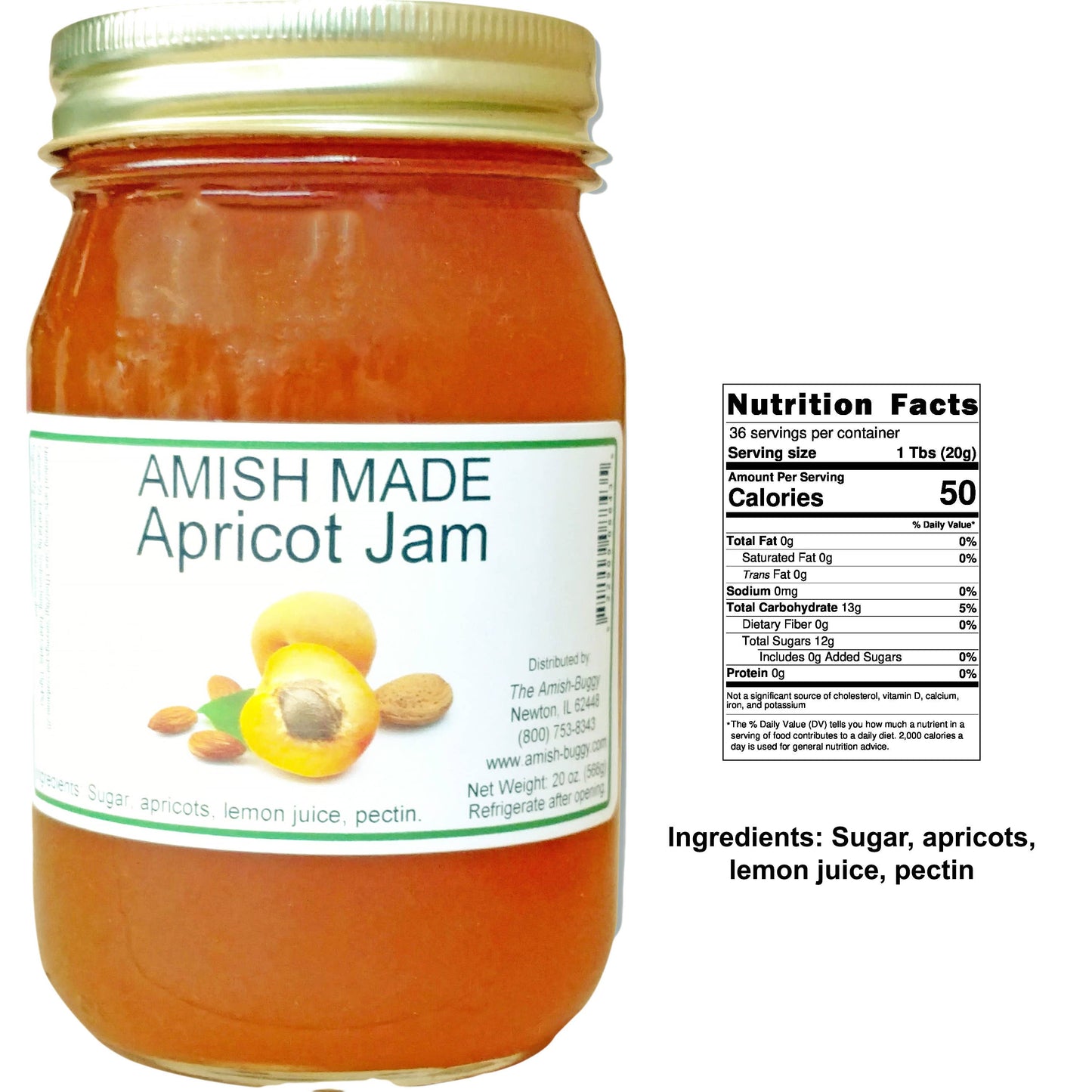 Amish Made 16 oz. Jam & Jelly