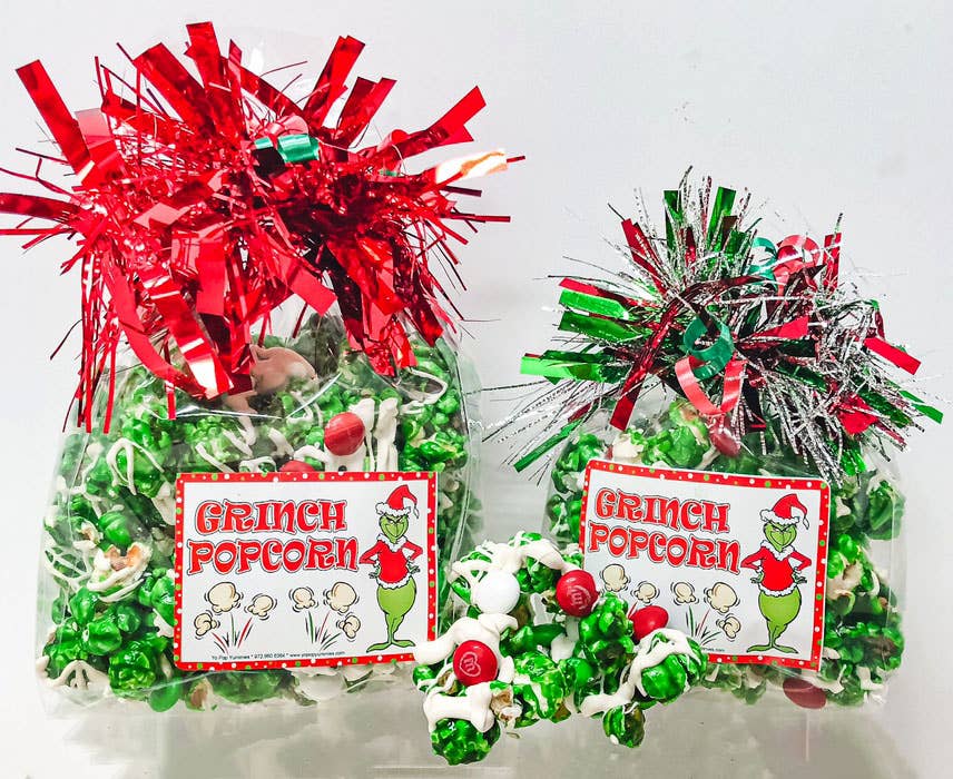 Christmas Grinch Popcorn