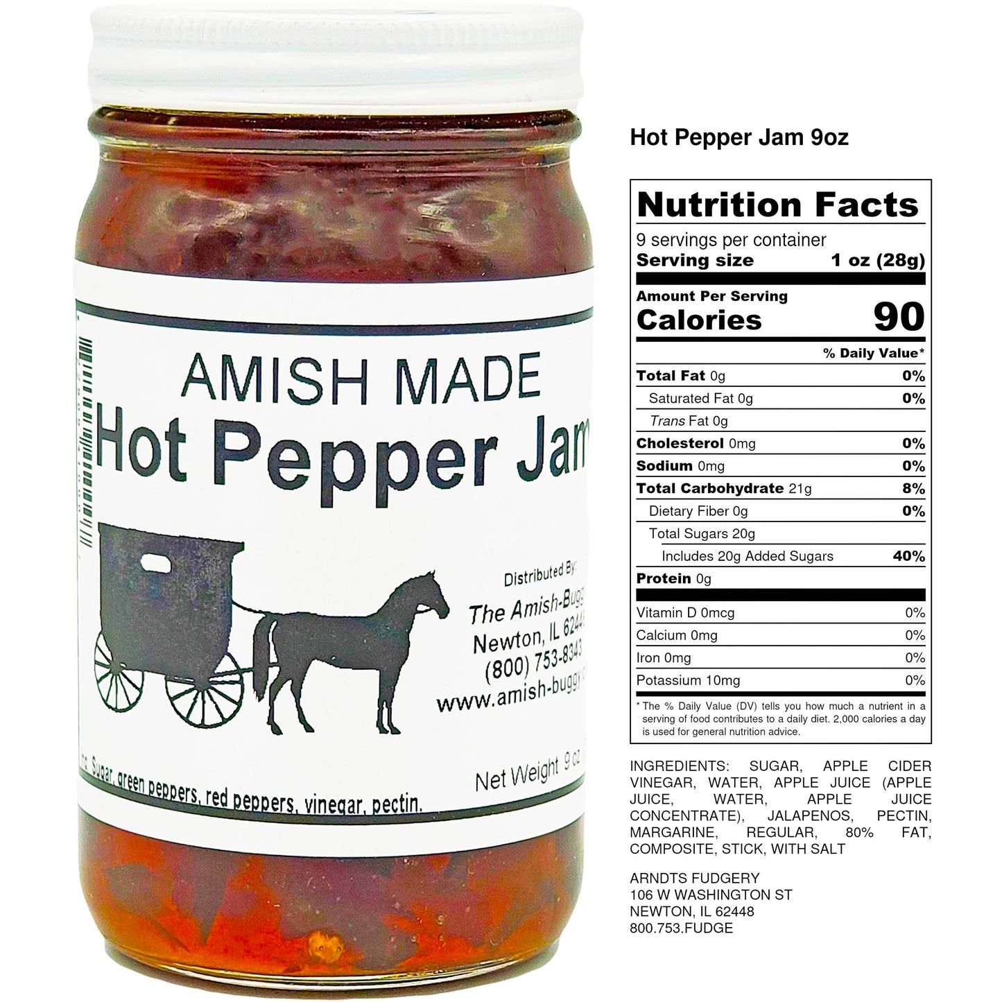Amish made Jam and Jellies - 8 oz.