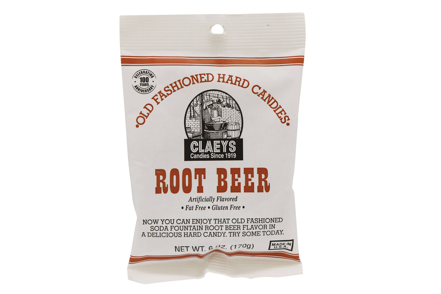 Claeys Old Fashioned Hard Candies Root Beer, 6oz