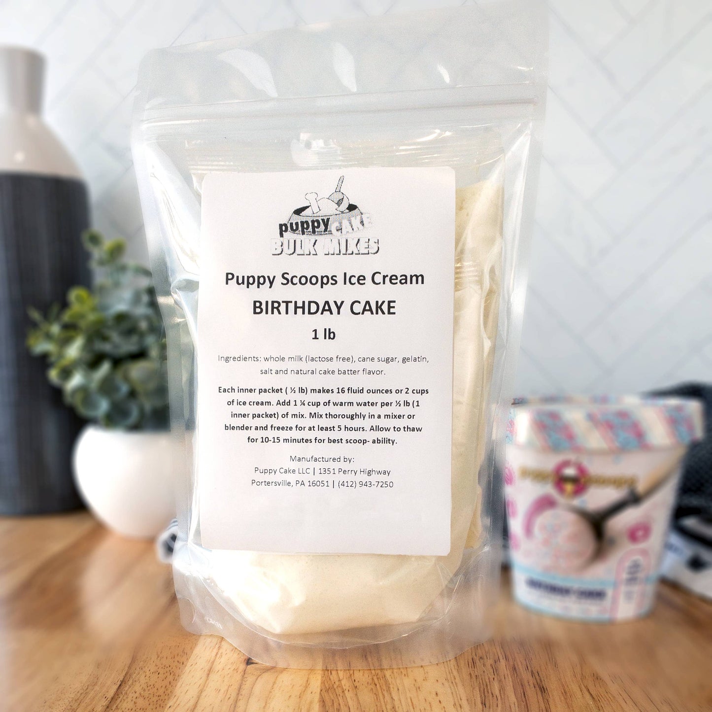Bulk Puppy Scoops Ice Cream Mix - 1 lb. Bag