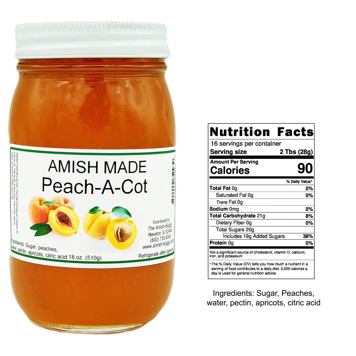 Amish Made 16 oz. Jam & Jelly