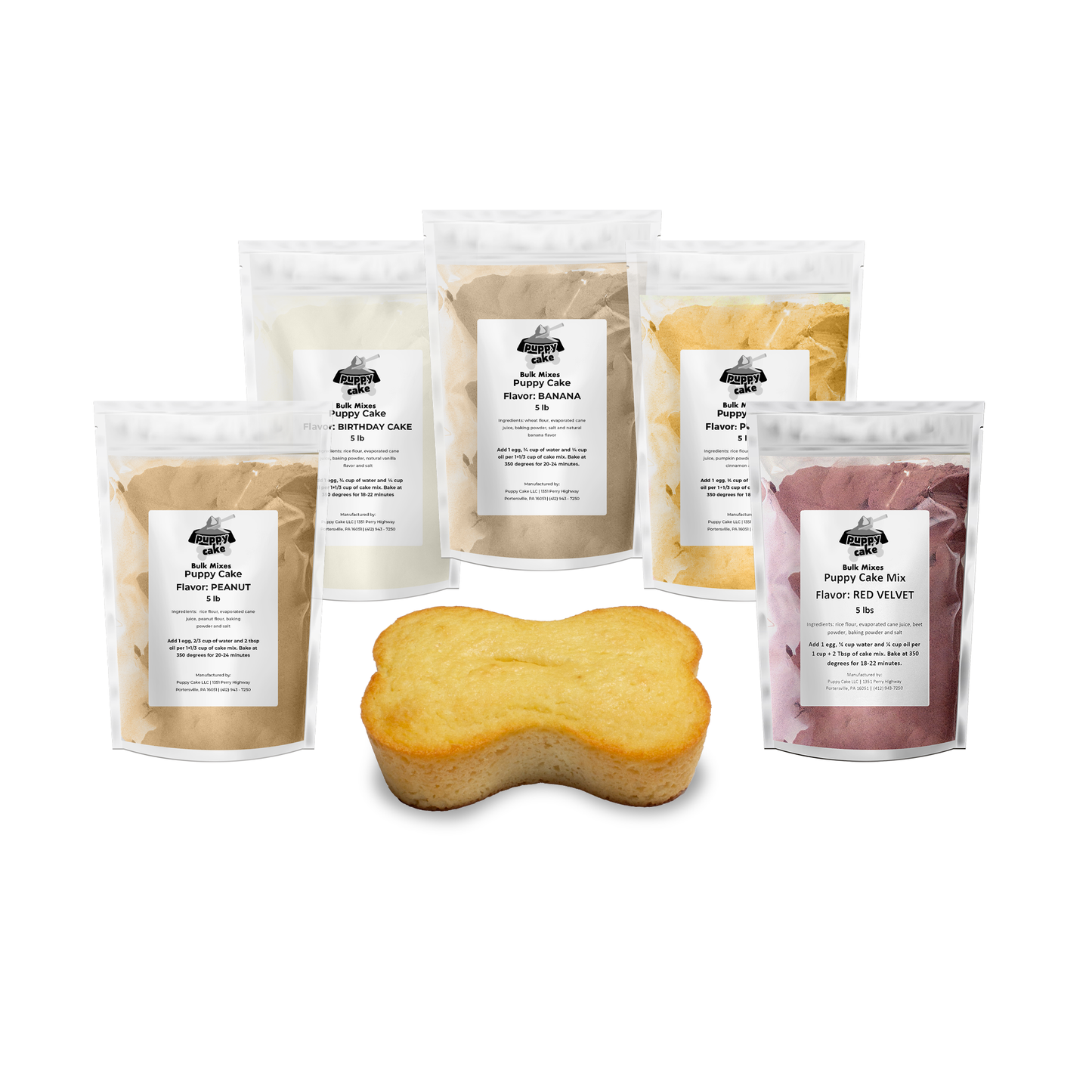 Bulk Puppy Cake - Dog Birthday Cake Mix - 5 lb. Bag