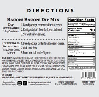 Bacon Bacon Bacon Dip Mix 700