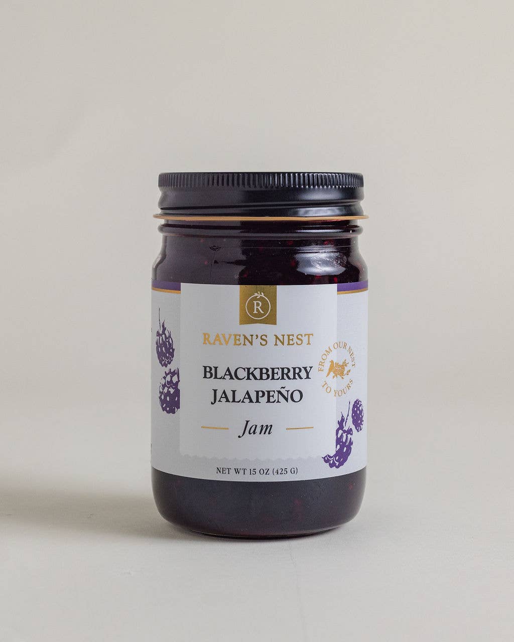Blackberry Jalapeño Jam - 15 oz.