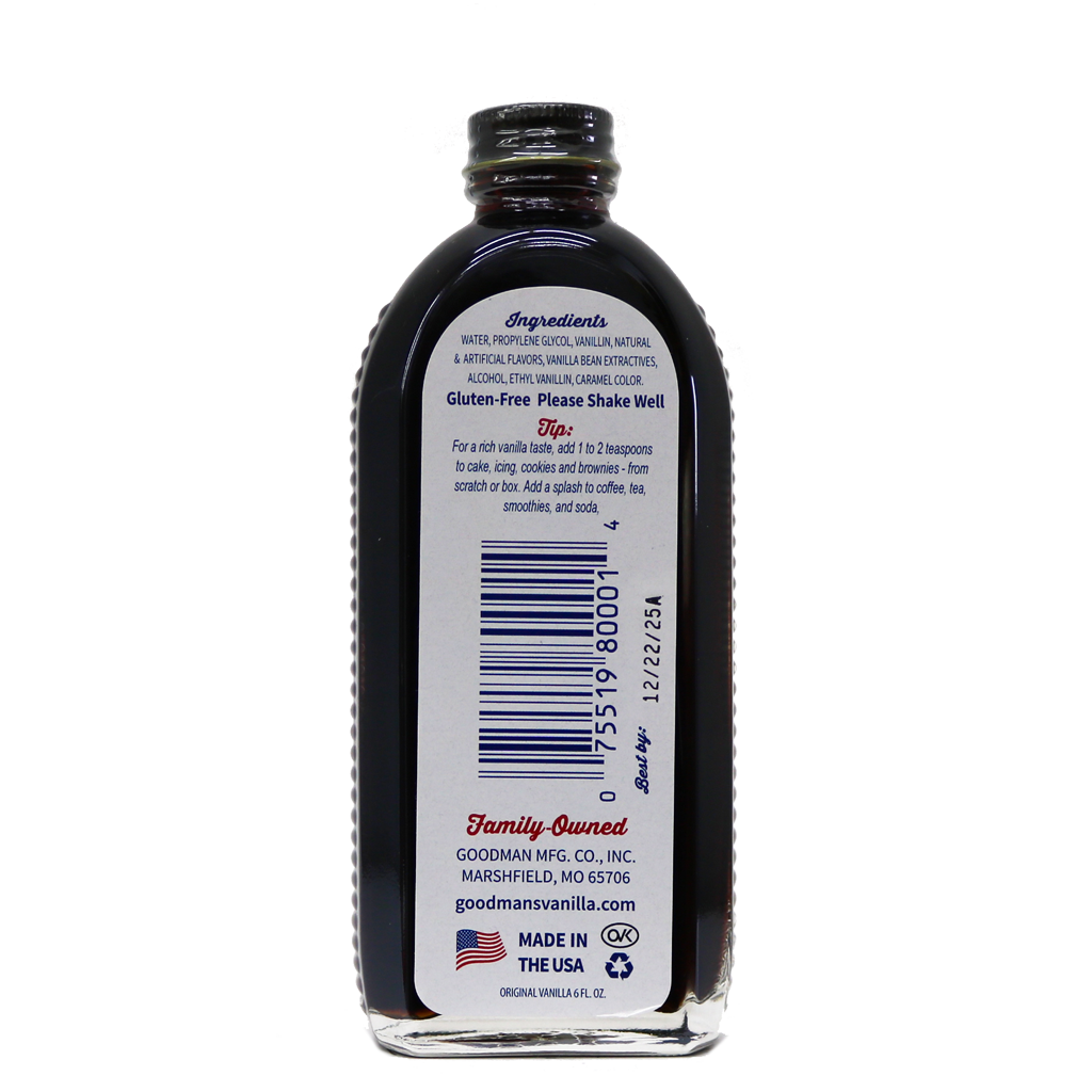 Goodman's Vanilla Original Nat & Art 6oz