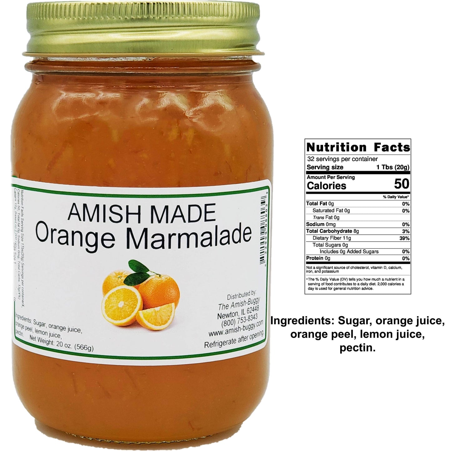 Amish Made 16 oz. Jam & Jelly