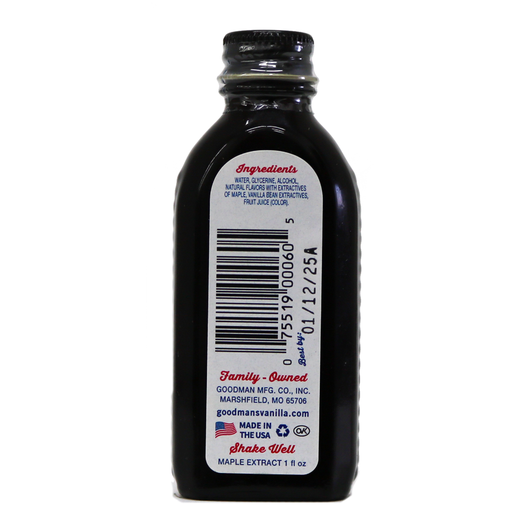 Goodman's Maple Extract Natural 1oz