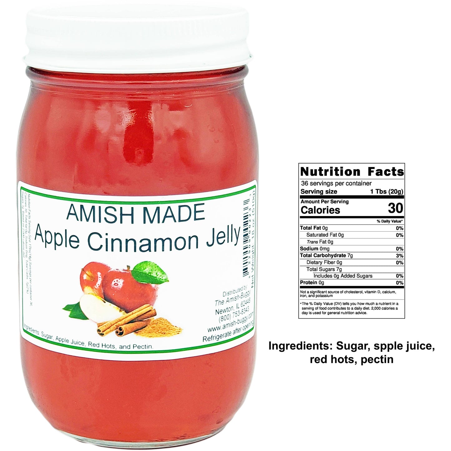 Amish Made 16 oz. Jam & Jelly