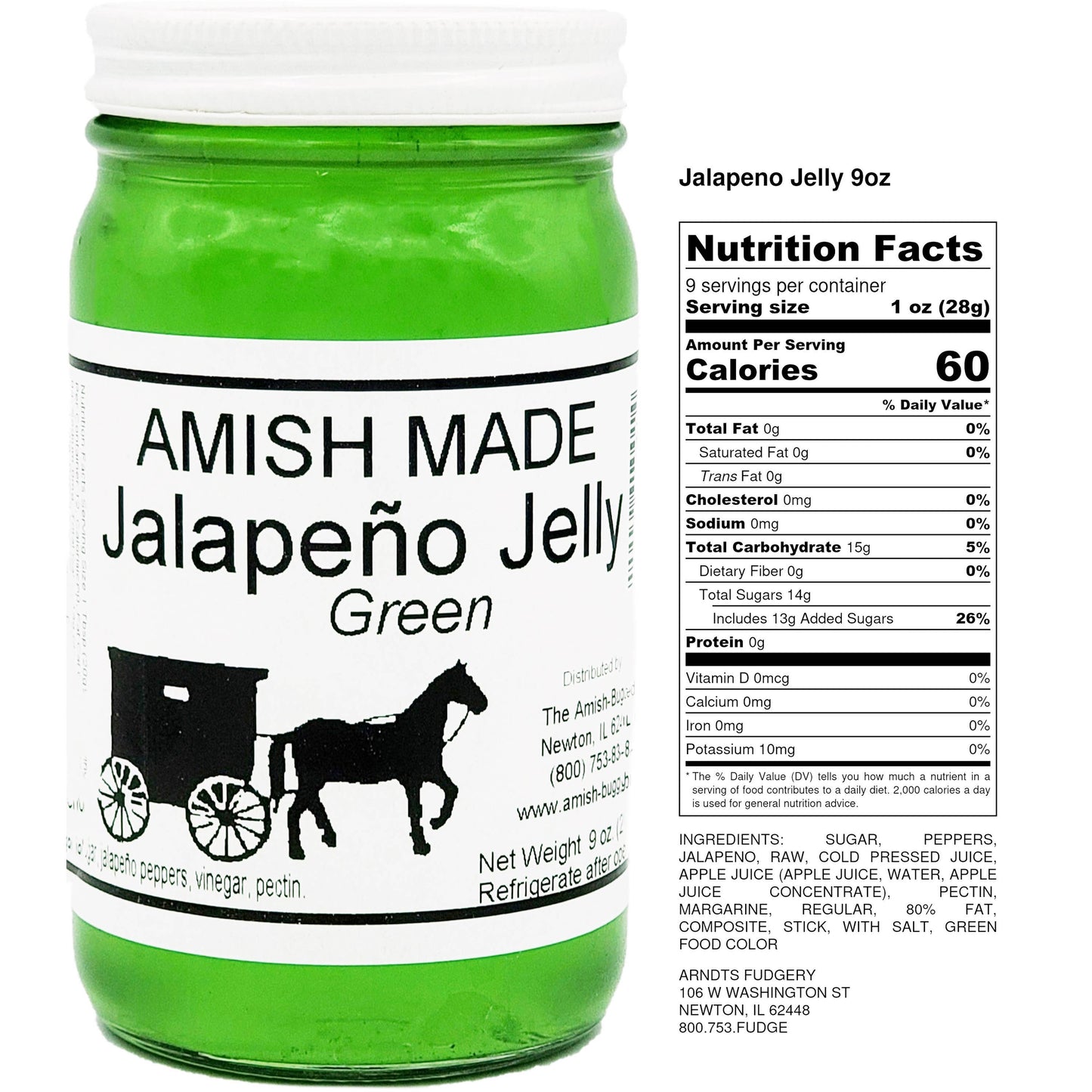 Amish made Jam and Jellies - 8 oz.