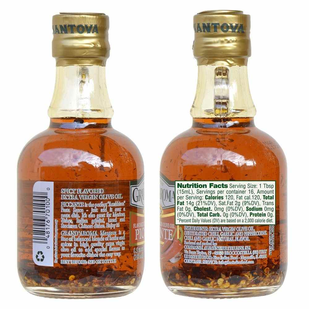 Mantova Grand'Aroma Piccante Extra Virgin Olive Oil, 8.5 oz.