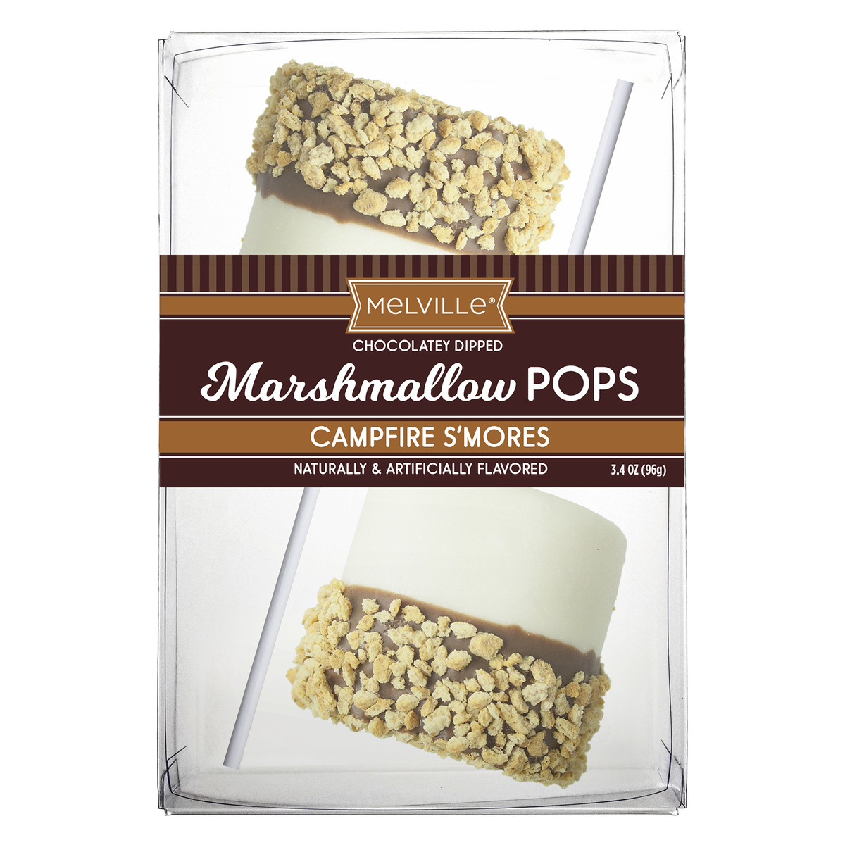 Giant Marshmallow Pops - Graham Cracker S'Mores 700
