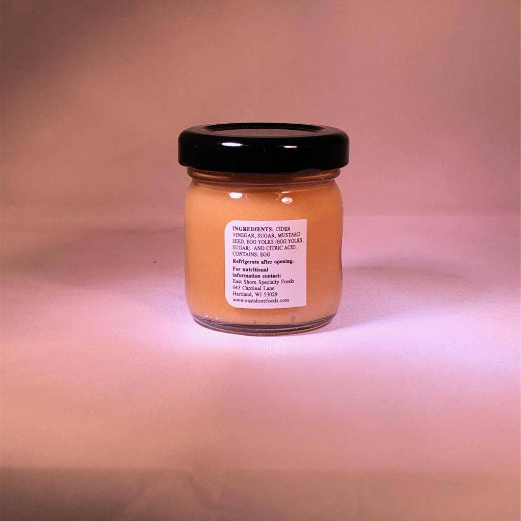 East Shore Mustard - Sweet and Tangy Mustard - 1.4oz