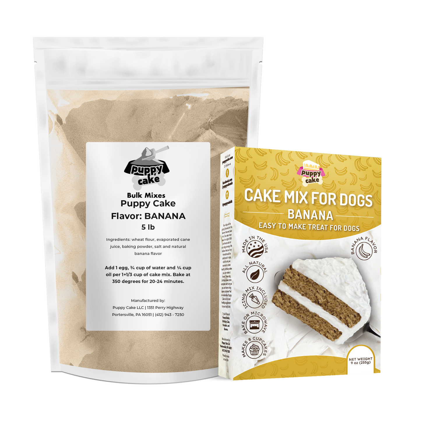 Bulk Puppy Cake - Dog Birthday Cake Mix - 5 lb. Bag