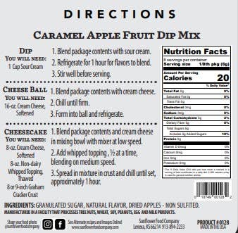 Caramel Apple Fruit Dip Mix-700