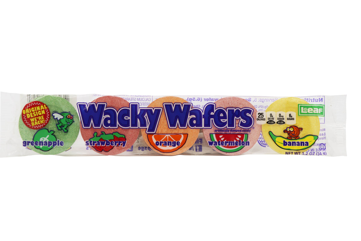 Wacky Wafers, 1.2oz Packages, 24ct Display Box