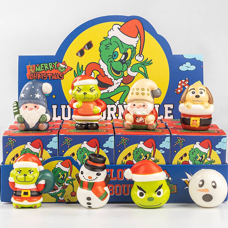 Christmas Mystery Squishy Toy & Holiday Desk Decor