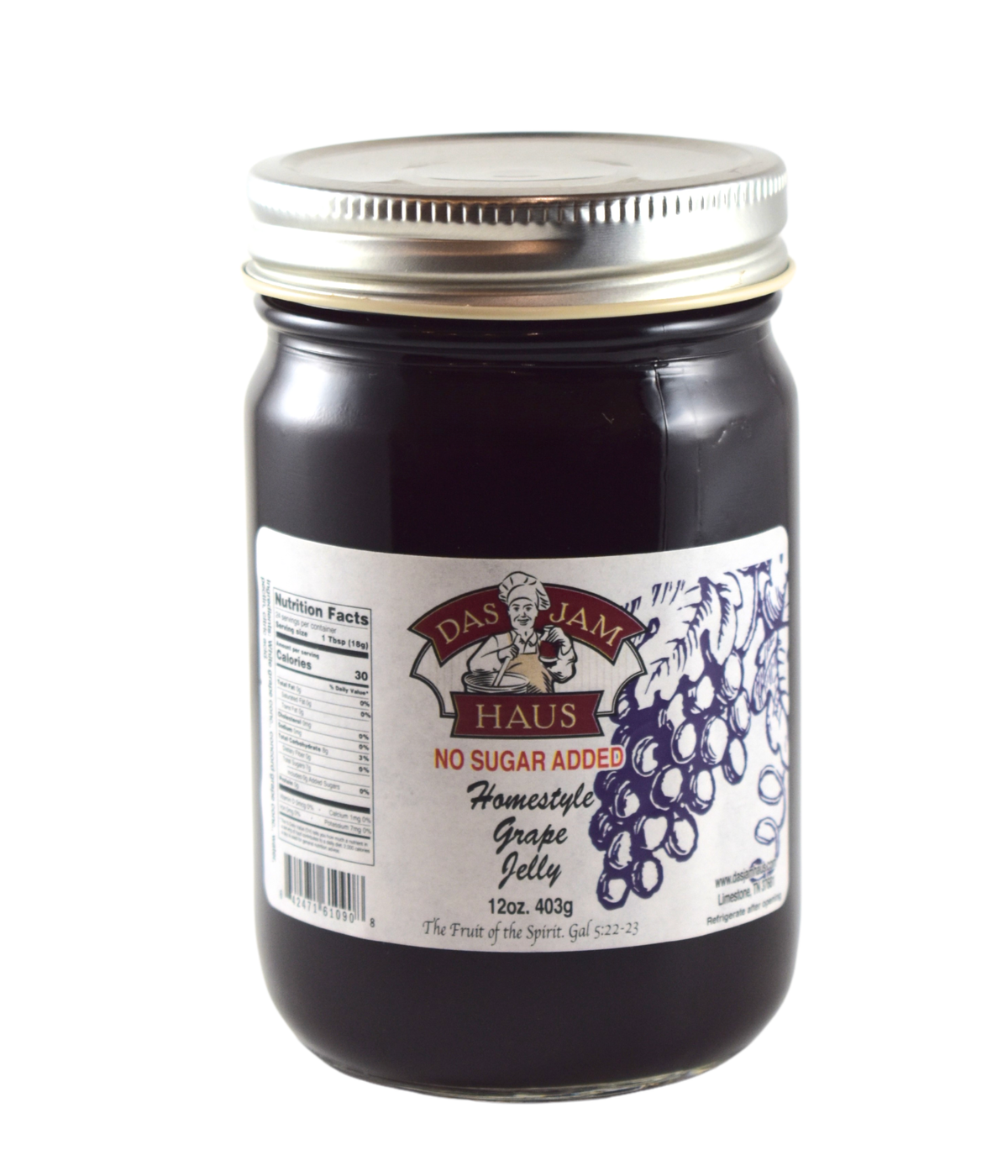 No Sugar Added Grape Jelly