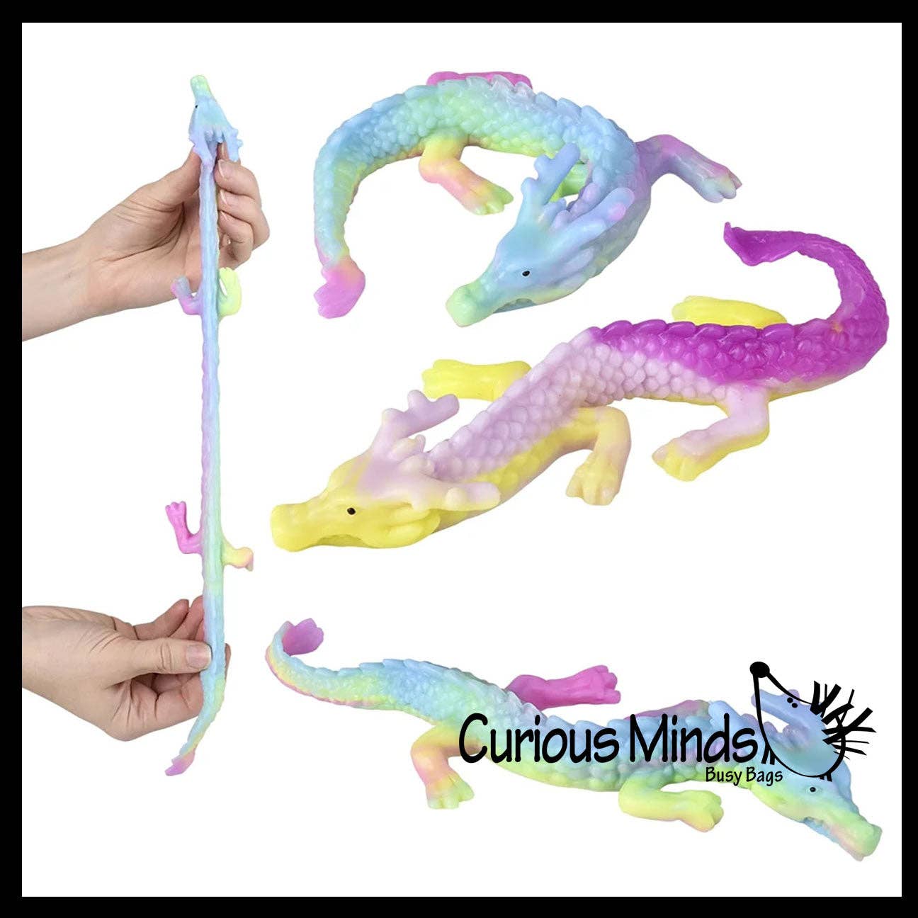 Large 9.5" Mochi Dragon-Soft Gummy Stretchy Squishy 735