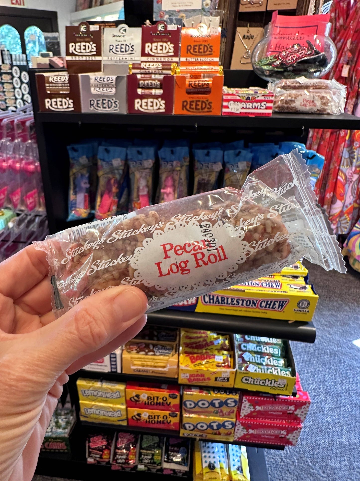 Pecan Log Roll (Cherry Nougat)