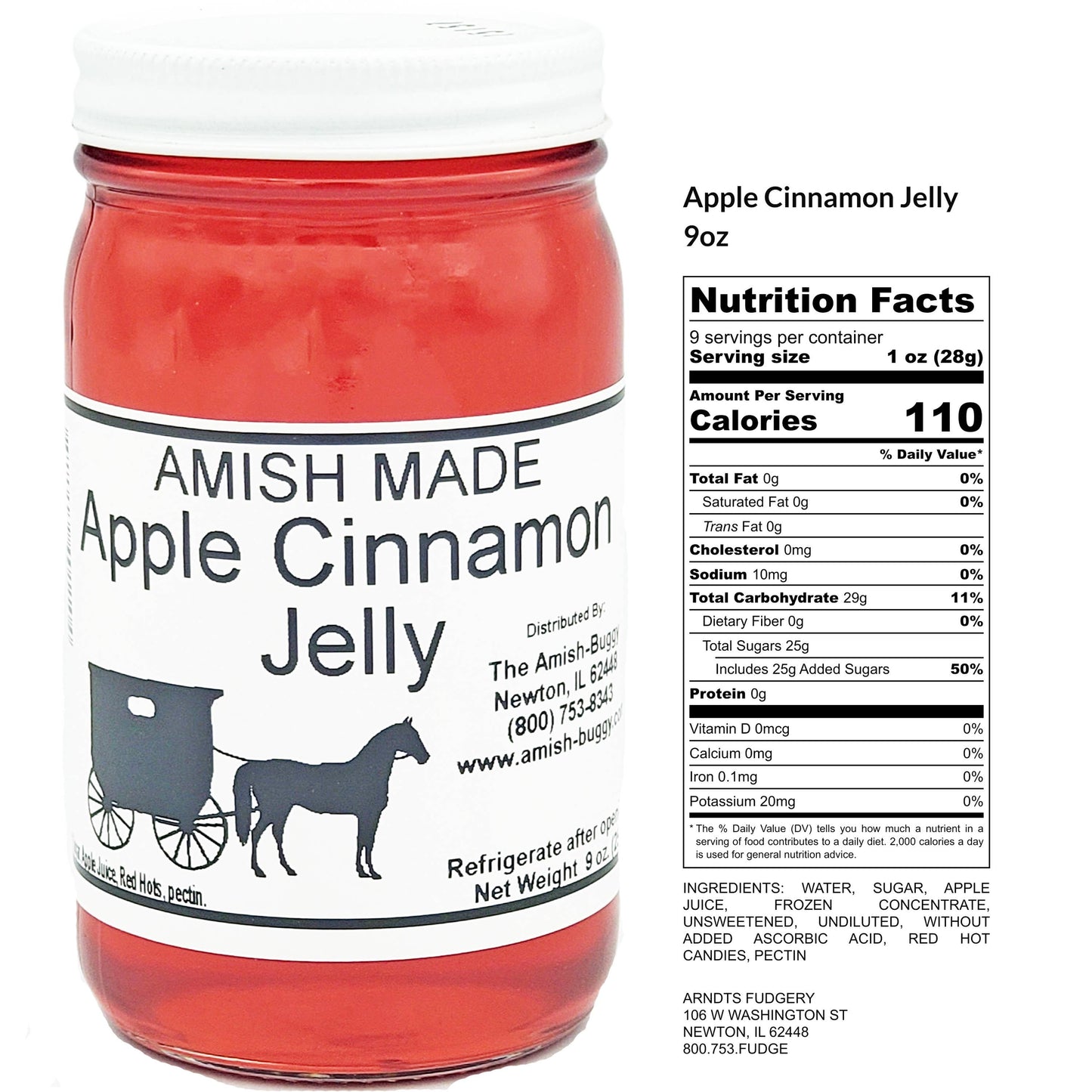 Amish made Jam and Jellies - 8 oz.