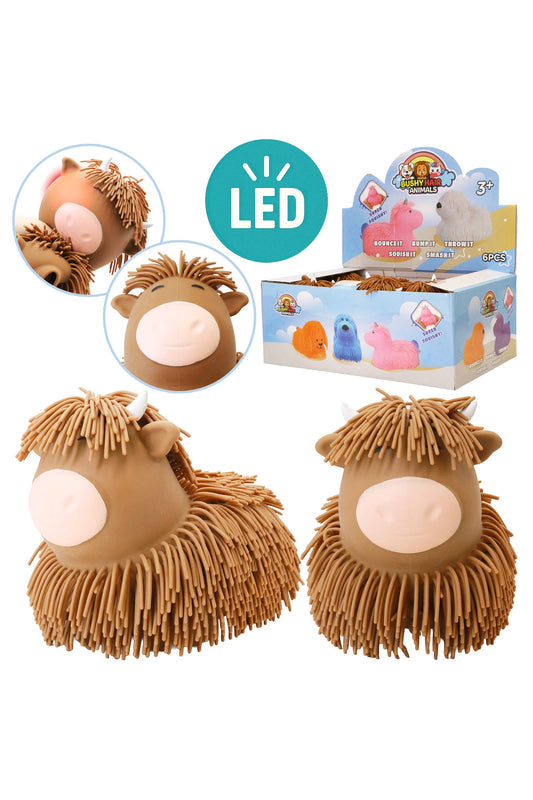Jumbo Highland Cow Spiky Puffer Squishy - 735