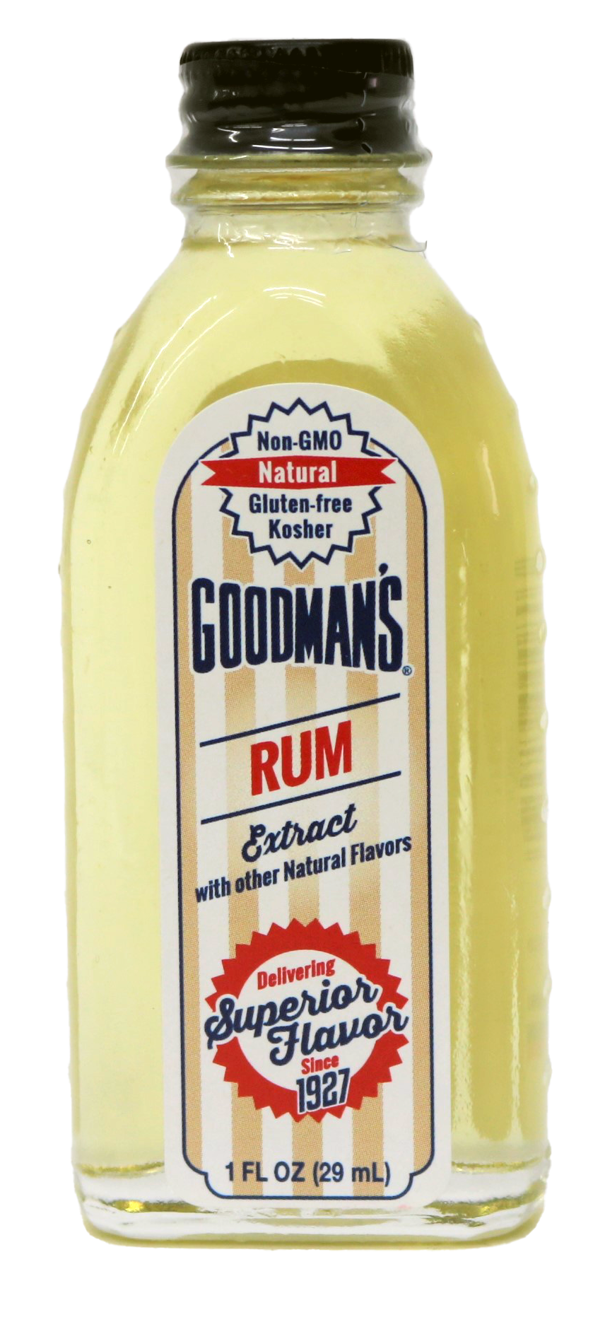 Goodman's Rum Extract Natural 1oz