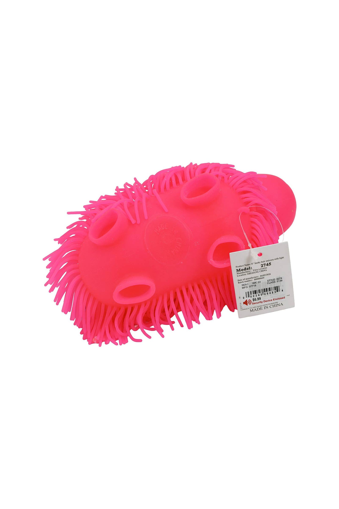 Unicorn Light-Up Spiky Puffer Squishy - 735