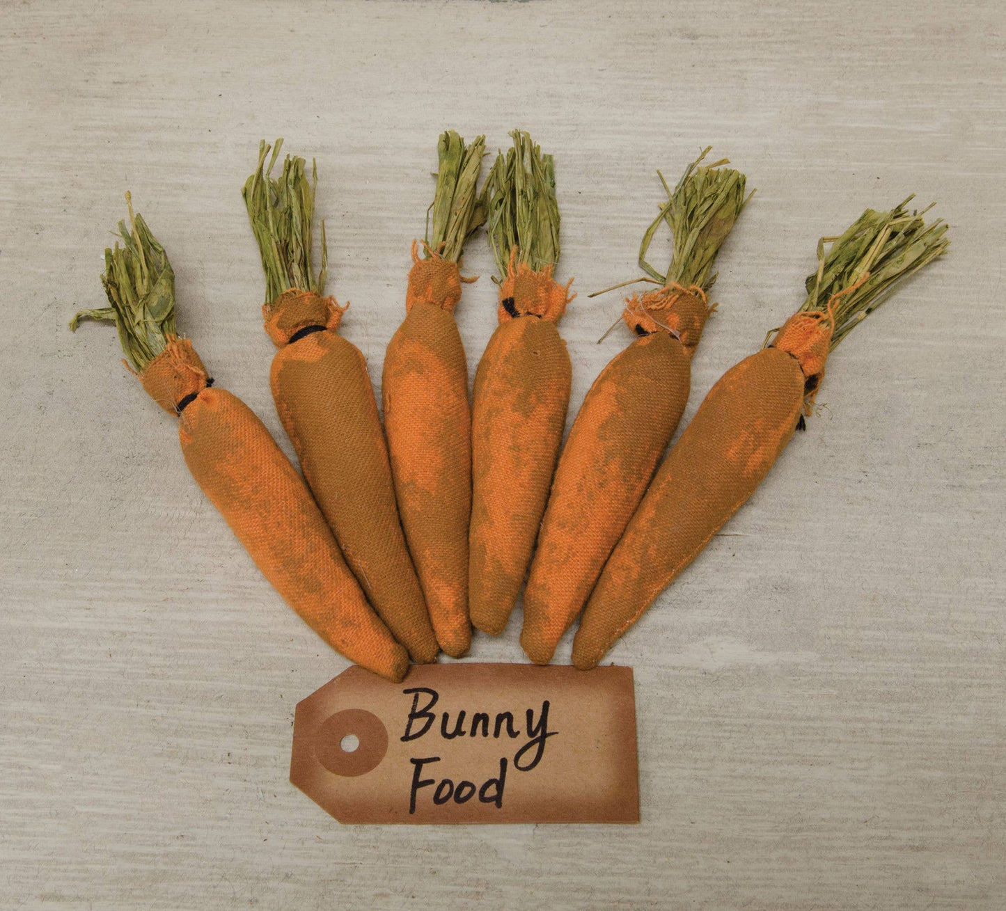 6/Set, Bunny Food Carrots